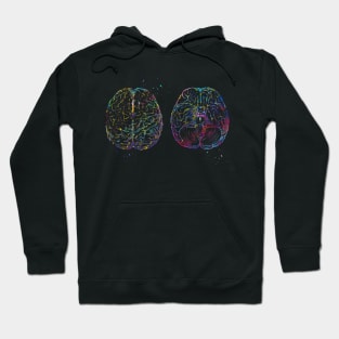 Human brain scheme Hoodie